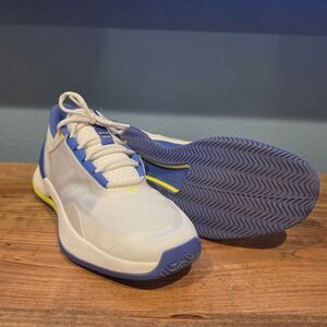 Wilson Womens Rush Pro Tour Tennis Shoes White Blue Yellow WRS336740 Size 10